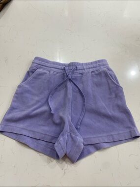 Fashion Nova Lavender Terry Drawstring Athletic Shorts